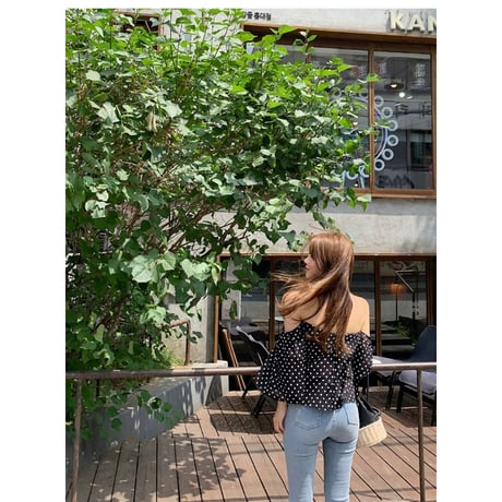 high-waist straight denim