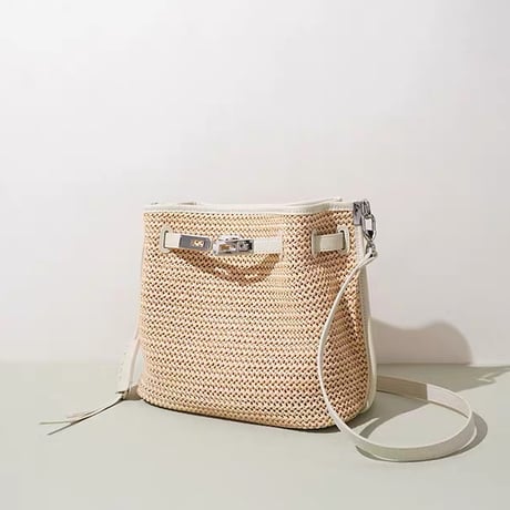 Raffia Belt Shoulder Bag
