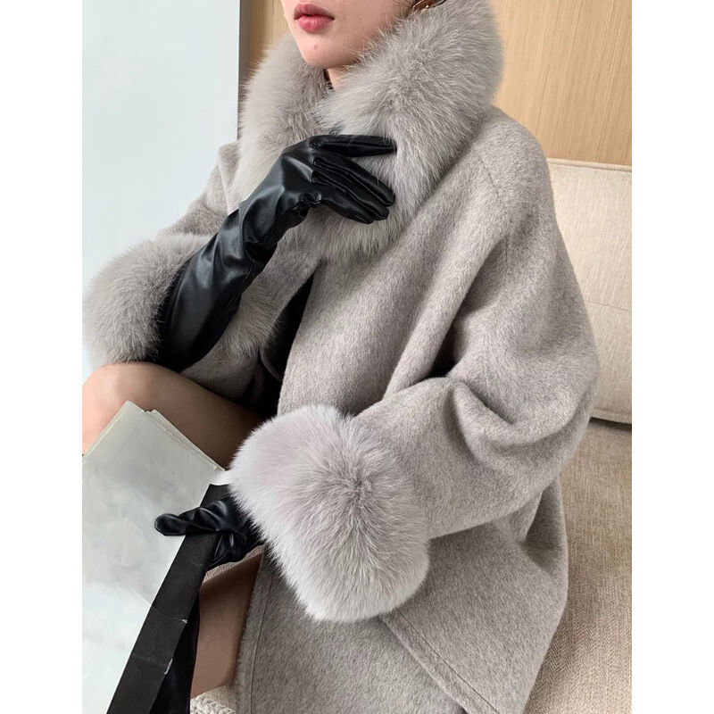 Foxファーカシミヤケープ | Daisy