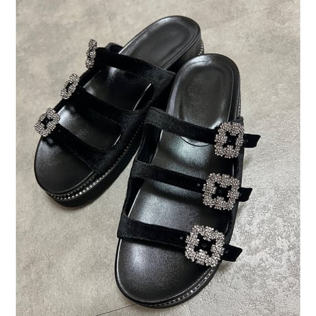 velours bijou sandal