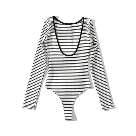 バックオープンロングTシャツ