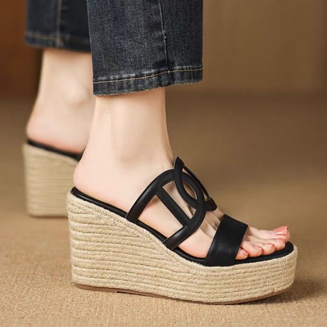 Loop Wedge Sandals