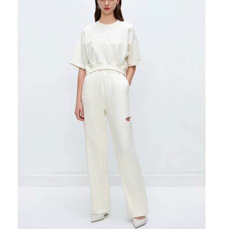 Muse Cut Sweat Wide Pants