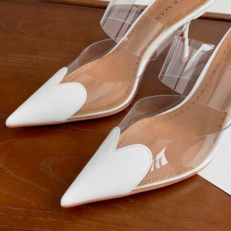 Clear Muse Heel Sandals