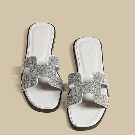 Crystal H Buckle Sandals