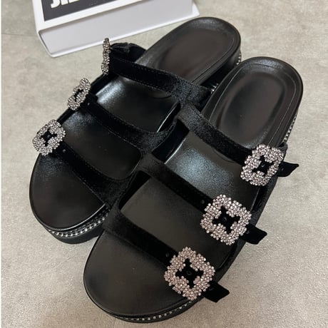 velours bijou sandal