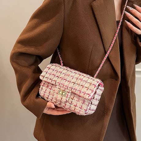 カラフルツイードbag