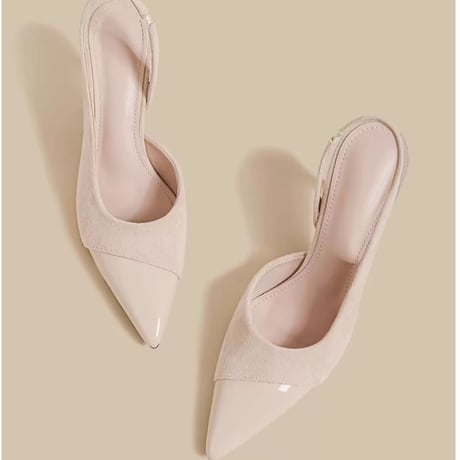 Grace Bicolor Slingback Heels