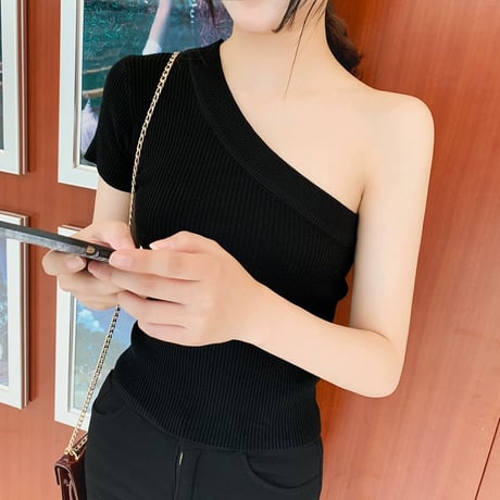 ワンショルミニトップス