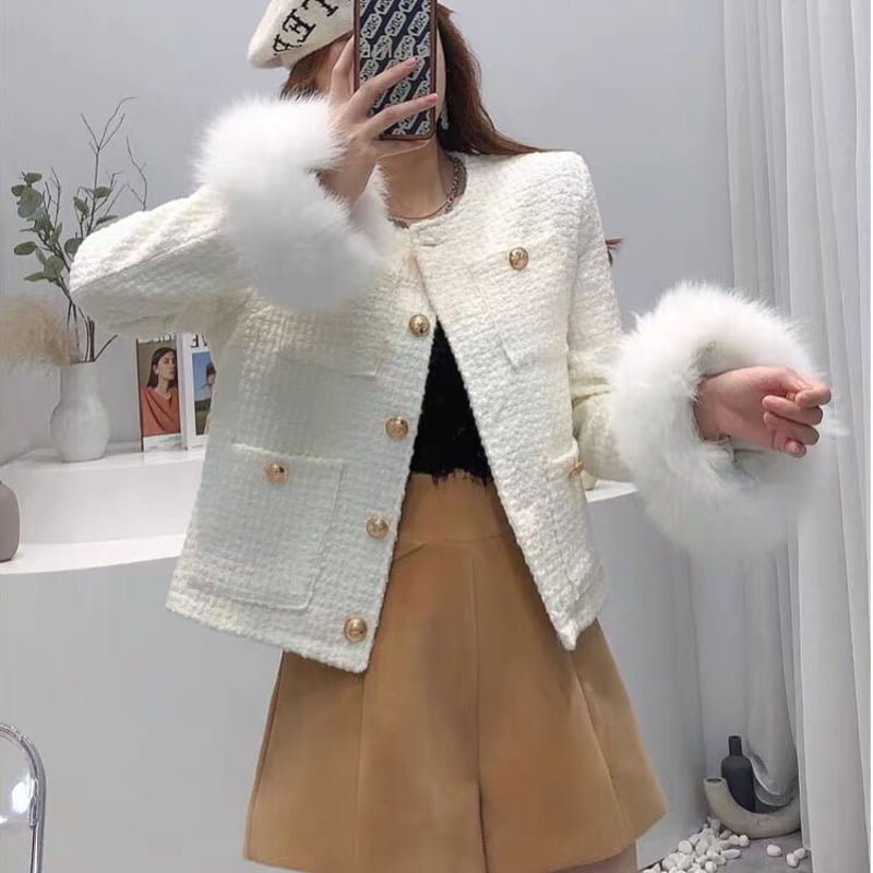 ファーツイードジャケット | Daisy ファーツイードジャケット | Daisy