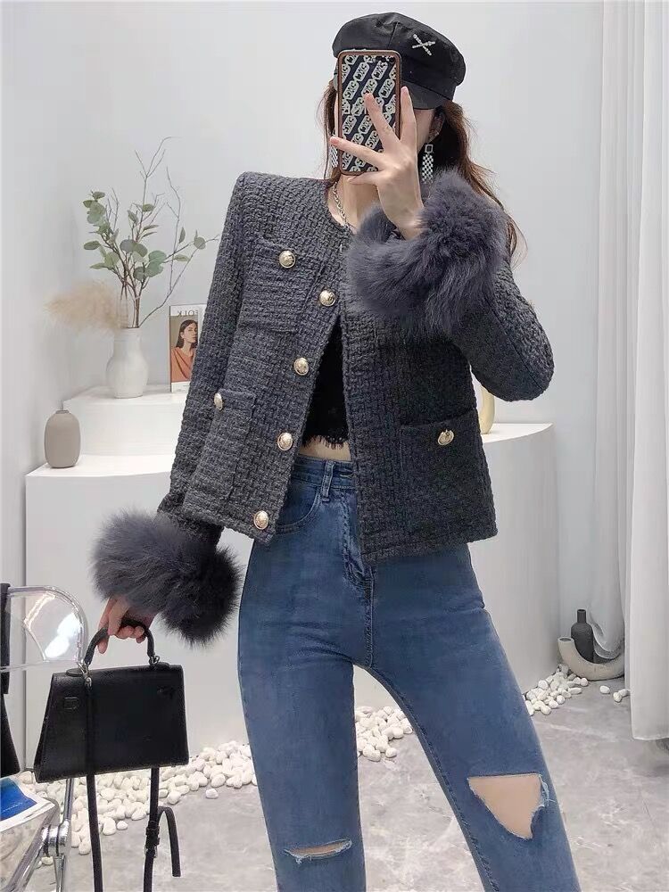 ファーツイードジャケット | Daisy ファーツイードジャケット | Daisy