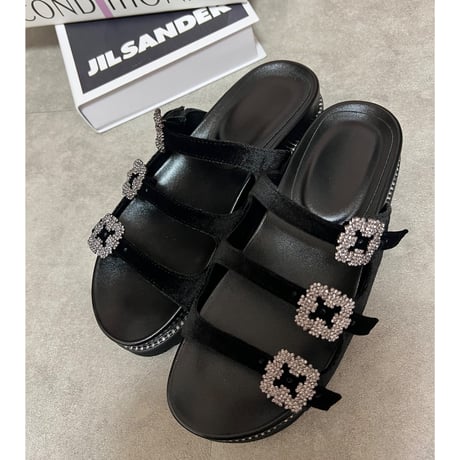 velours bijou sandal