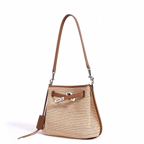 Raffia Belt Shoulder Bag