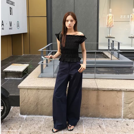 Soft Muse Shirring Blouse