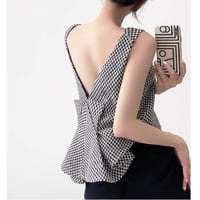 Back Ribbon Top