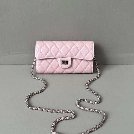 シープスキンチェーンウォレットbag