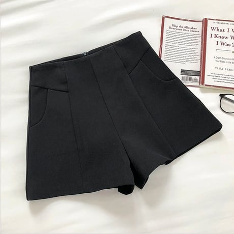 4color High-Waist Flare Shorts