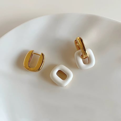 Éclat Porcelain Link Pierce