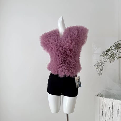 Belle Volume Tulle Top