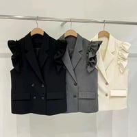 frillショルダーベスト
