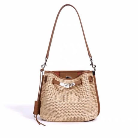 Raffia Belt Shoulder Bag