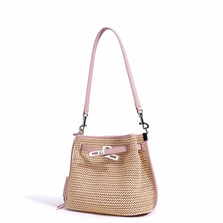 Raffia Belt Shoulder Bag