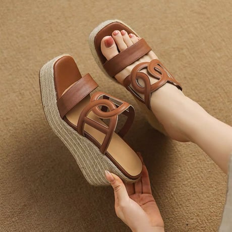 Loop Wedge Sandals