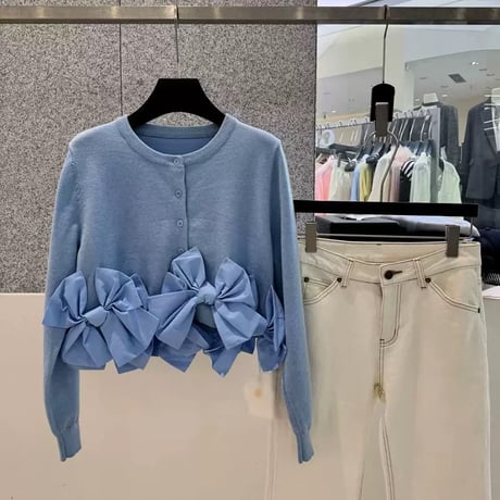 Ribbon Bloom Cardigan