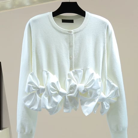 Ribbon Bloom Cardigan