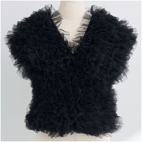 Belle Volume Tulle Top