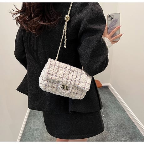 カラフルツイードbag