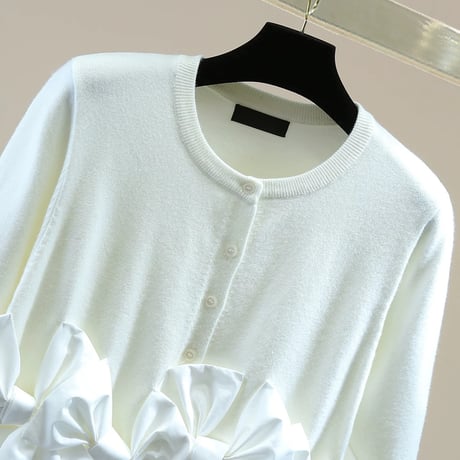 Ribbon Bloom Cardigan
