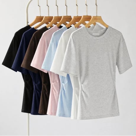 Curve Fit Gather T-Shirt