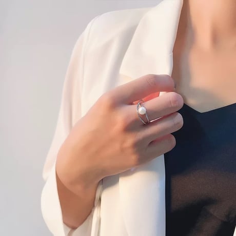 pearlgold ring