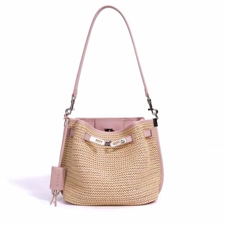 Raffia Belt Shoulder Bag