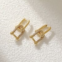 ストーンゴールドピアス