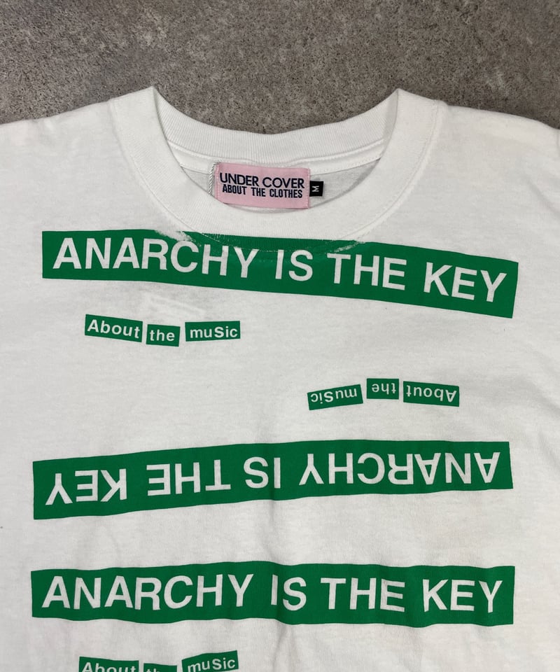 UNDERCOVER アナーキー　チェアー　Tシャツ　サイズ3 楽天市場】UNDER COVER アナーキーTシャツ Sサイズ ホワイト