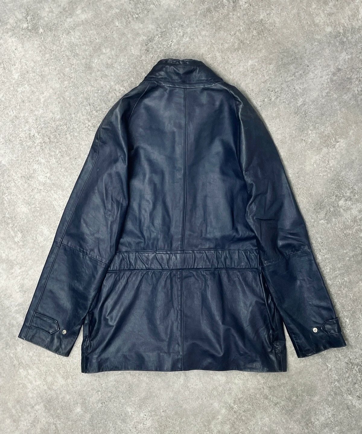 00s japanese label ninja leather jacket