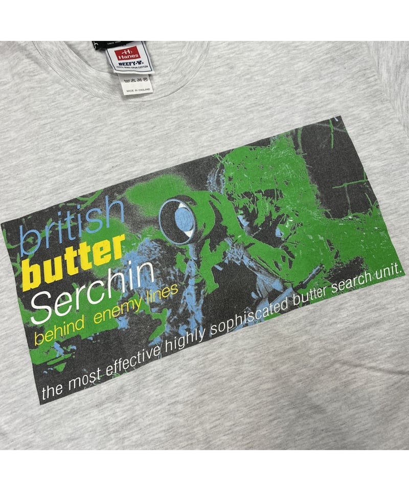 新品/特典付き 【GOODENOUGH】90s British Butter Serchin T