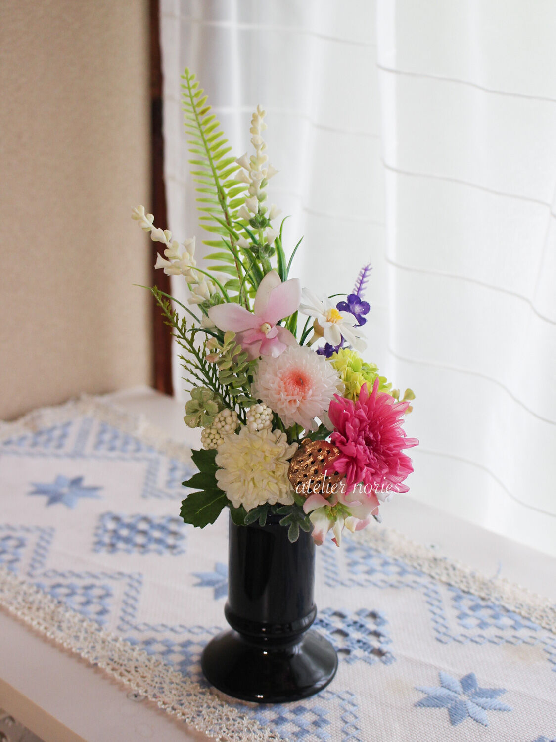 Karin かりん プリザーブドフラワーのお供え花 花束タイプ