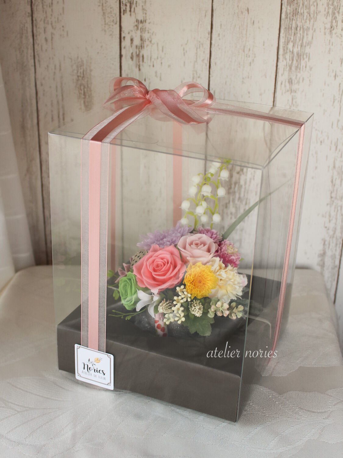 Ayane 彩音（あやね） 一対（2個セット）プリザーブドフラワーの