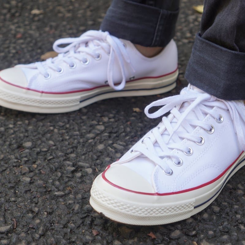 汚れを弾く特殊加工済み!】Converse Chuck 70 | 汚れない白スニーカー 汚れを弾く特殊加工済み!】Converse Chuck 70 | 汚れない白スニーカー