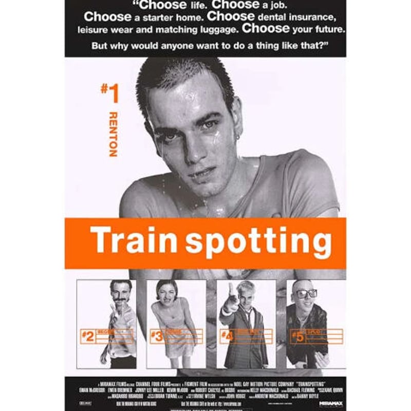 ○日本正規品○ UK製 Trainspotting トレインスポッティング ポスター 