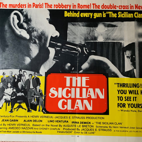 OP-003 「シシリアン/THE SICILIAN CLAN」＃映画ポスター/米国版オリジナル/1969/560mm×713mm