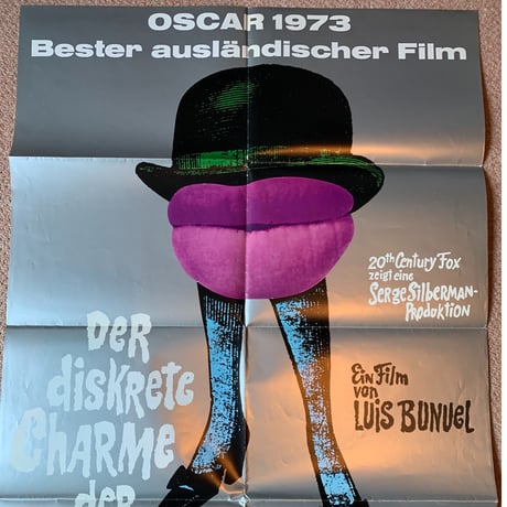 OP-038 「ブルジョワジーの密かな愉しみ（The Discreet Charme of the Bourgeoisie)」映画ポスター/ドイツ版オリジナル/1972/590mm×840mm