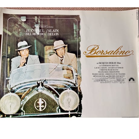 OP-002  「ボルサリーノ/Borsalino」＃映画ポスター/米国版オリジナル/1970/560mm×713mm