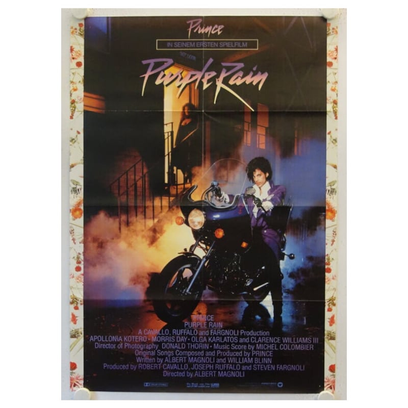 OP-147「パープルレイン/PURPLE RAIN」映画ポスター/ドイツ版 