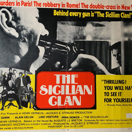OP-003 「シシリアン/THE SICILIAN CLAN」＃映画ポスター/米国版オリジナル/1969/560mm×713mm