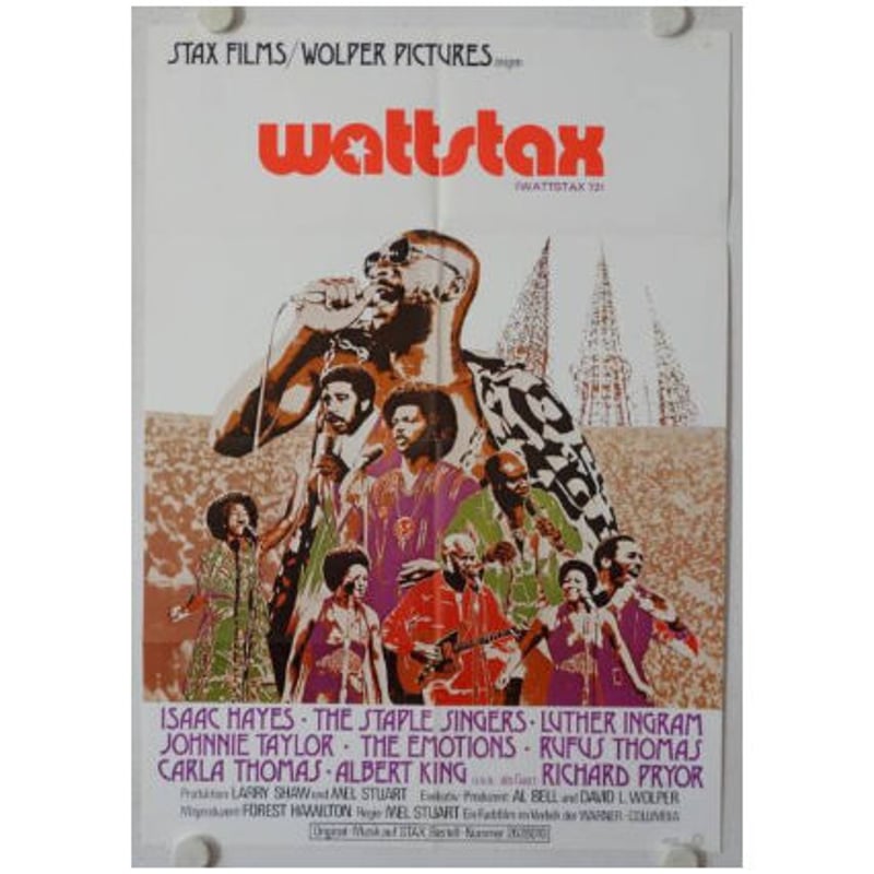 OP-0144 『ワッツタックス/WATTSTAX 』/ドイツ版オリジナルポスター