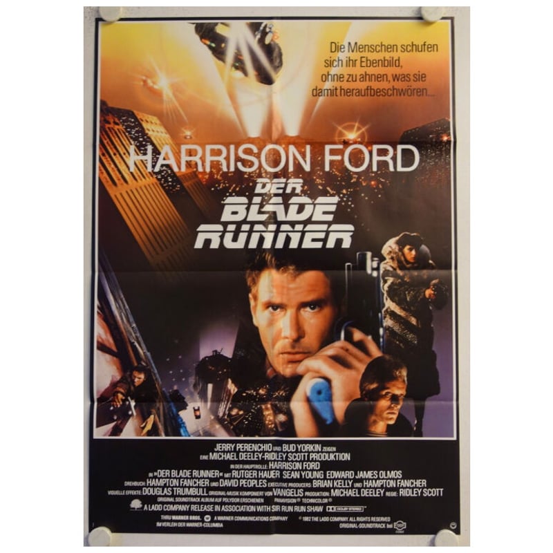 ブレードランナー イタリア版 ビンテージ ポスター 希少 ハリソン